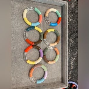 Set of 7 Espacio bracelets